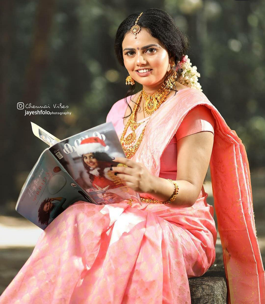 Royal Lichi Grace Soft Lichi Silk Saree with Rich Pallu & All-Over Jacquard Work