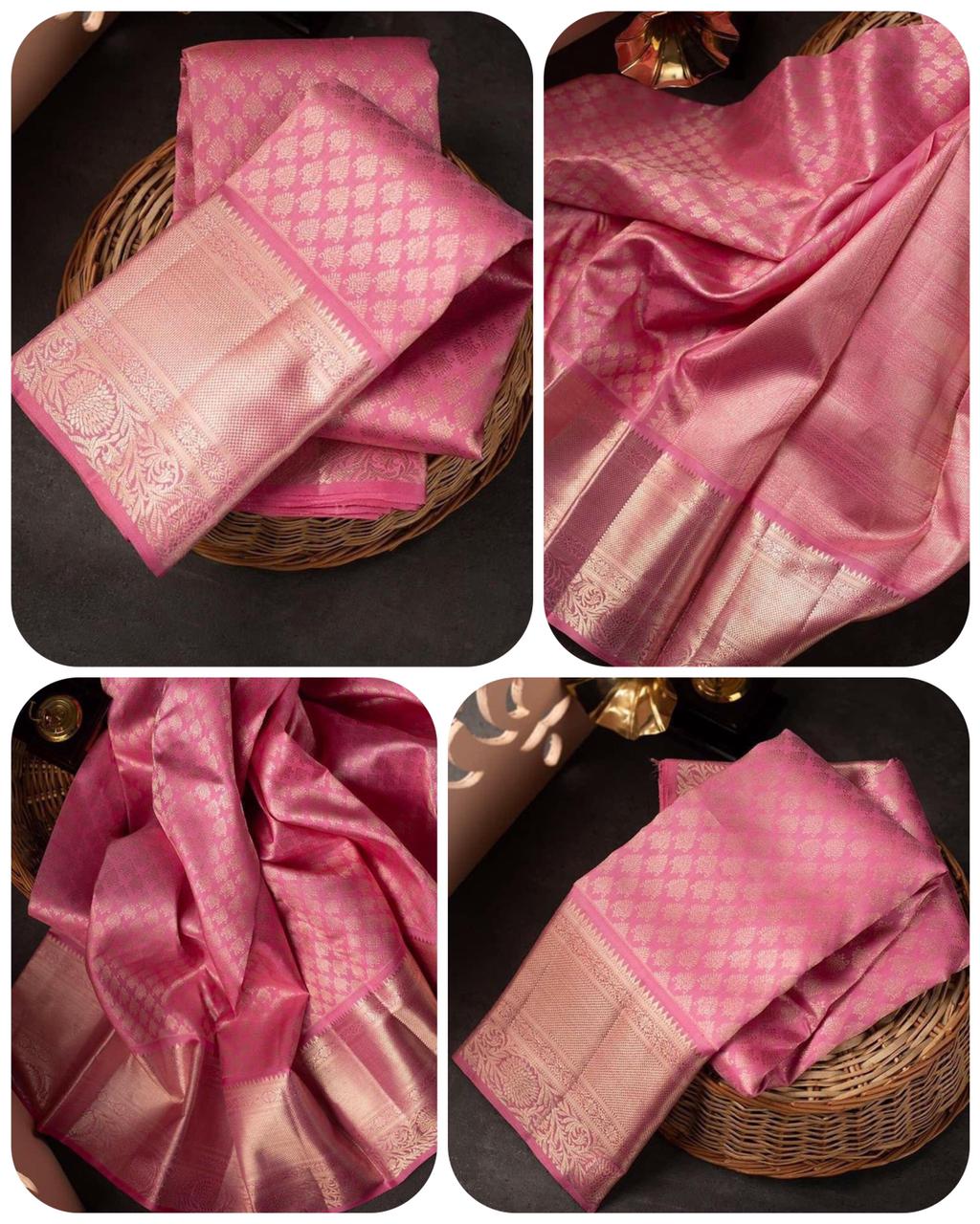 Royal Lichi Grace Soft Lichi Silk Saree with Rich Pallu & All-Over Jacquard Work