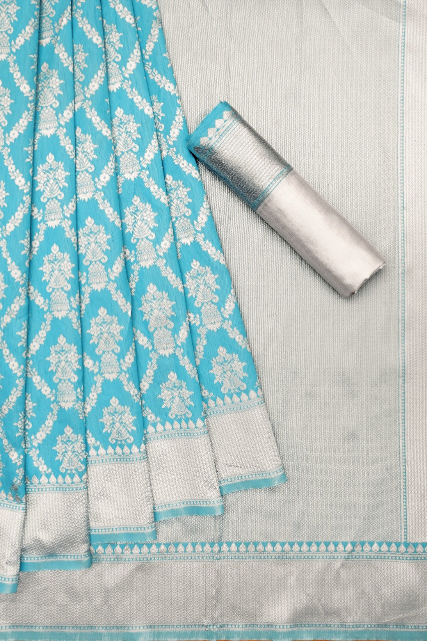 Royal Lichi Elegance – Premium Soft Lichi Silk Saree with Rich Pallu & Exclusive All-Over Jacquard Work