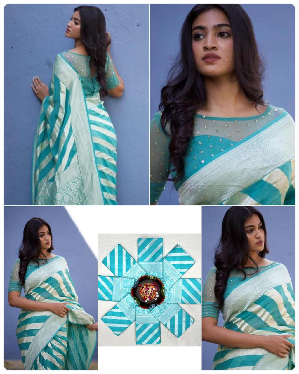 Lichi Silk Radiance Elegant Soft Lichi Silk Saree with Rich Pallu & Exclusive All-Over Jacquard Work