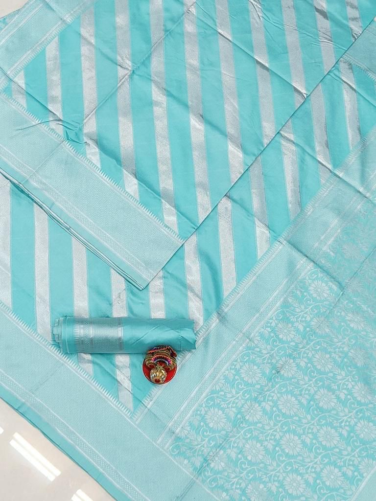 Lichi Silk Radiance Elegant Soft Lichi Silk Saree with Rich Pallu & Exclusive All-Over Jacquard Work