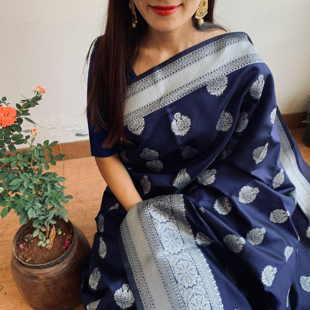 Lichi Silk Splendour Premium Soft Lichi Silk Saree with Rich Pallu & Exclusive All-Over Jacquard Work