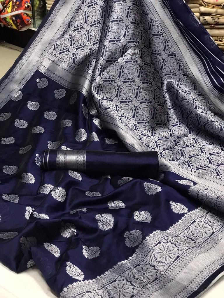 Lichi Silk Splendour Premium Soft Lichi Silk Saree with Rich Pallu & Exclusive All-Over Jacquard Work