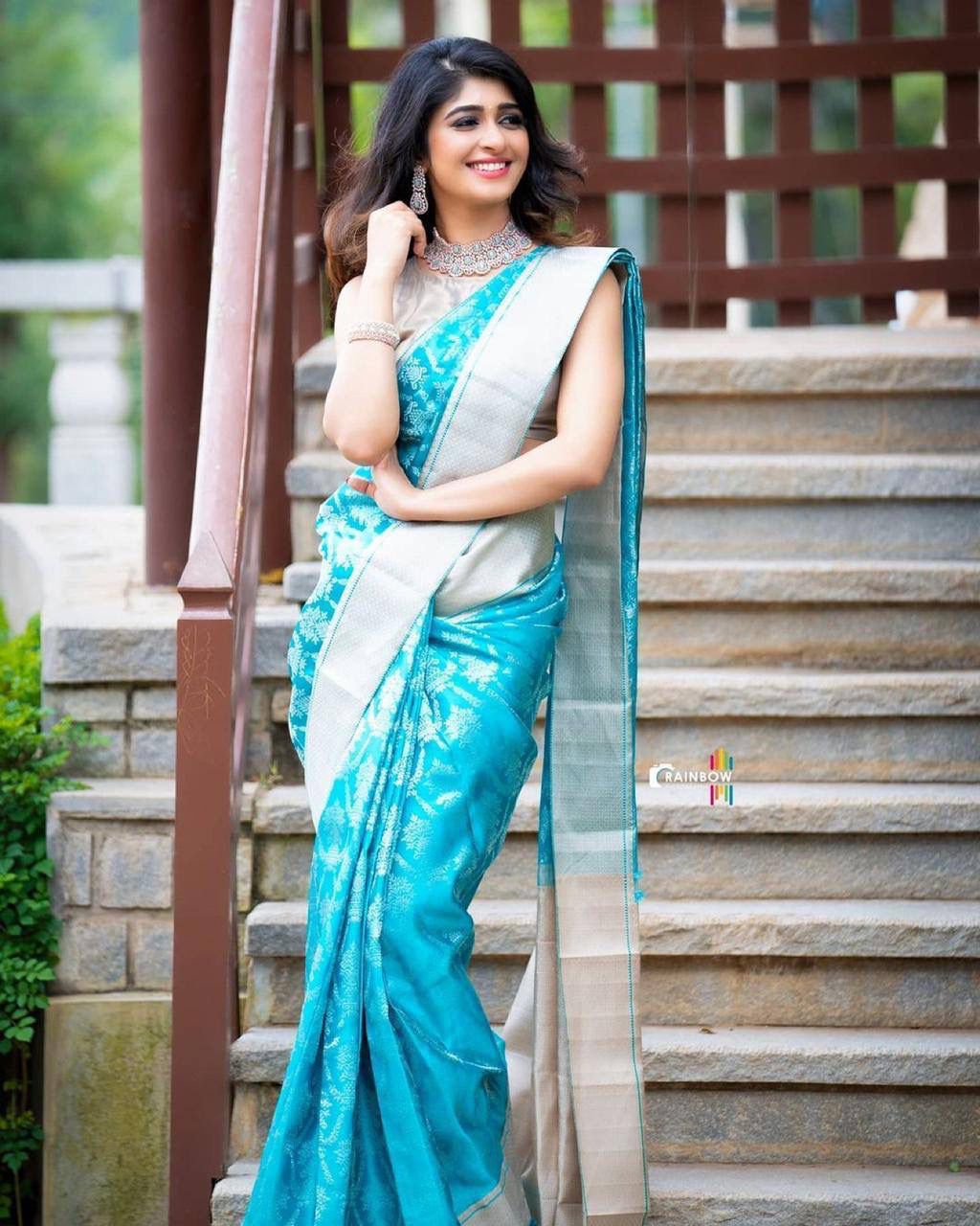 Royal Lichi Elegance – Premium Soft Lichi Silk Saree with Rich Pallu & Exclusive All-Over Jacquard Work