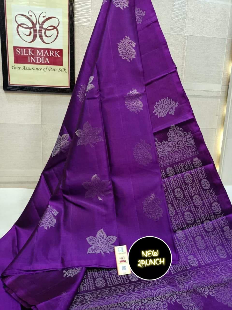 Lichi Silk Heritage Elegant Soft Lichi Silk Saree with Rich Pallu & Exclusive All-Over Jacquard Work
