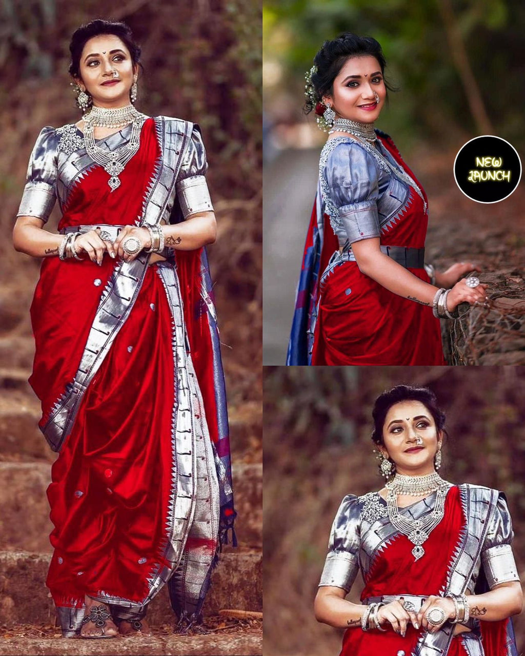 Lichi Silk Royalty Premium Soft Lichi Silk Saree with Rich Pallu & Exclusive Jacquard Work