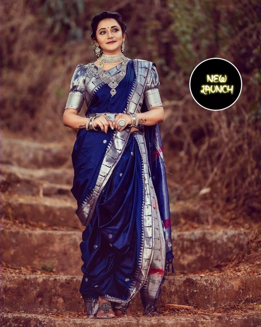 Lichi Silk Royalty Premium Soft Lichi Silk Saree with Rich Pallu & Exclusive Jacquard Work