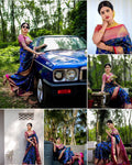 Lichi Silk Regal Elegance Soft Lichi Silk Saree with Rich Pallu & All-Over Jacquard Work