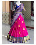 Kanjivaram Zari Lehenga with Banarasi Silk Dupatta & Blouse