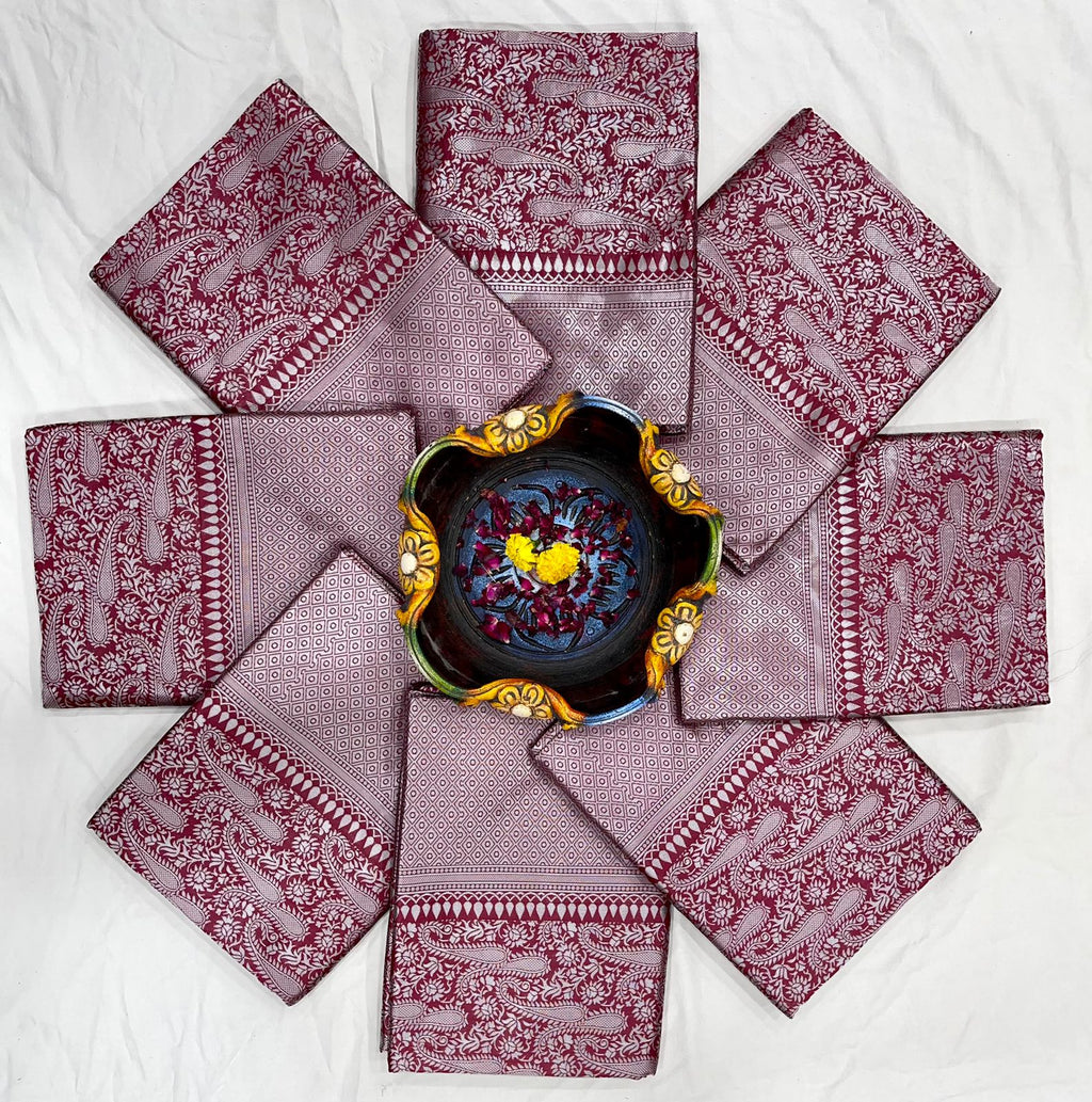 Lichi Silk Royal Charm Soft Lichi Silk Saree with Rich Pallu & All-Over Jacquard Work