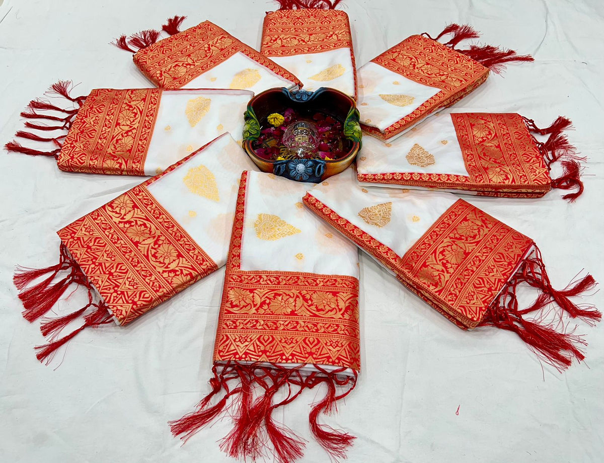 Lichi Silk Regal Beauty Soft Lichi Silk Saree with Rich Pallu & Exclusive Jacquard Work