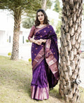 Lichi Silk Classic Elegance Soft Lichi Silk Saree with Rich Pallu & Jacquard Work