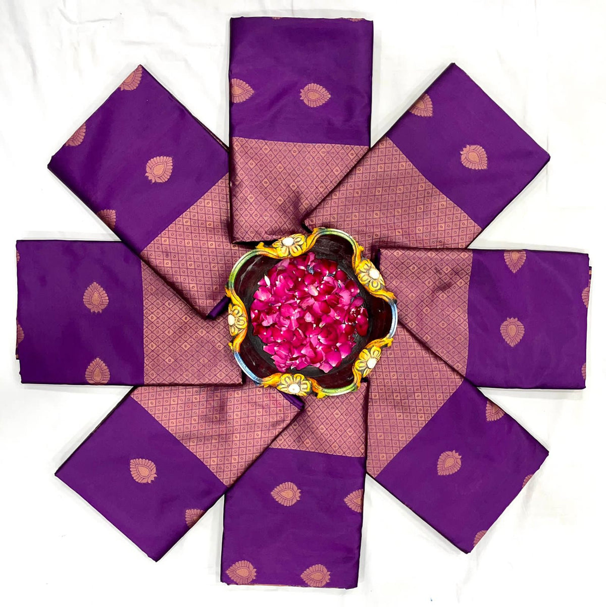 Lichi Silk Classic Elegance Soft Lichi Silk Saree with Rich Pallu & Jacquard Work