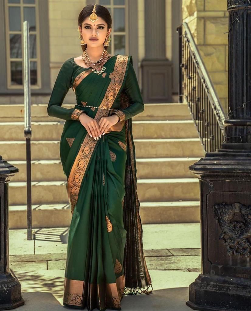 Lichi Silk Grace Soft Lichi Silk Saree with Rich Pallu & All-Over Jacquard Work