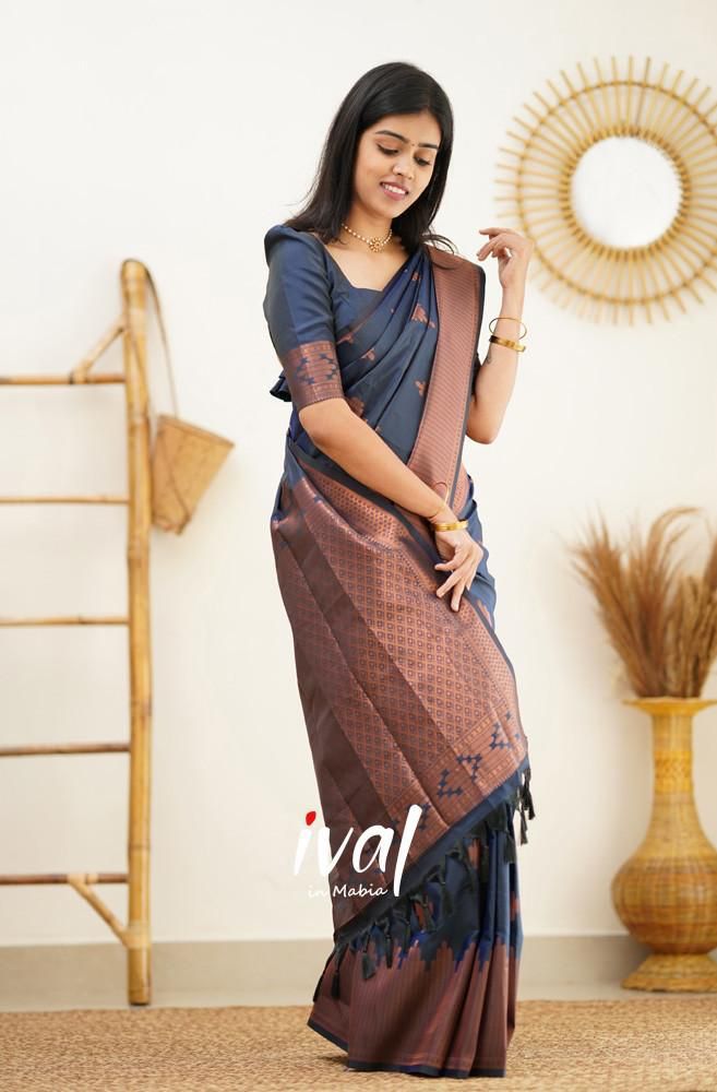 Lichi Silk Grace Soft Lichi Silk Saree with Rich Pallu & All-Over Jacquard Work