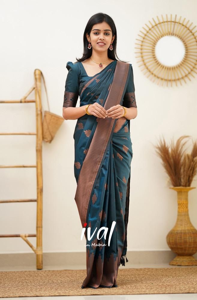Lichi Silk Grace Soft Lichi Silk Saree with Rich Pallu & All-Over Jacquard Work