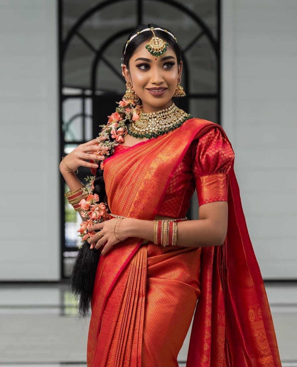 chi Silk Regal Grace  Soft Lichi Silk Saree with Rich Pallu & All-Over Jacquard Work