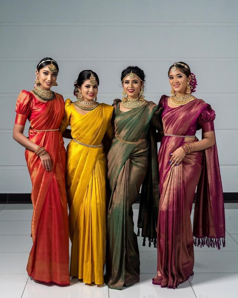 chi Silk Regal Grace  Soft Lichi Silk Saree with Rich Pallu & All-Over Jacquard Work