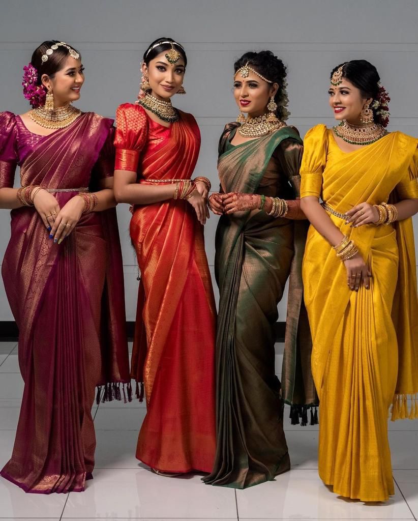 chi Silk Regal Grace  Soft Lichi Silk Saree with Rich Pallu & All-Over Jacquard Work