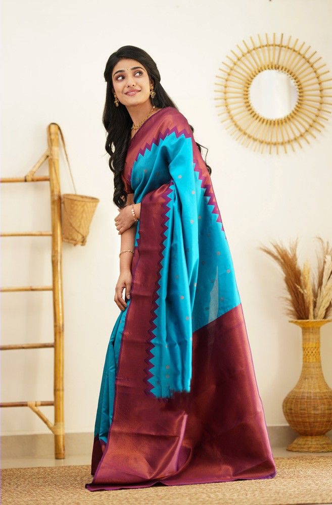 Lichi Silk Regal Elegance Soft Lichi Silk Saree with Rich Pallu & Jacquard Work
