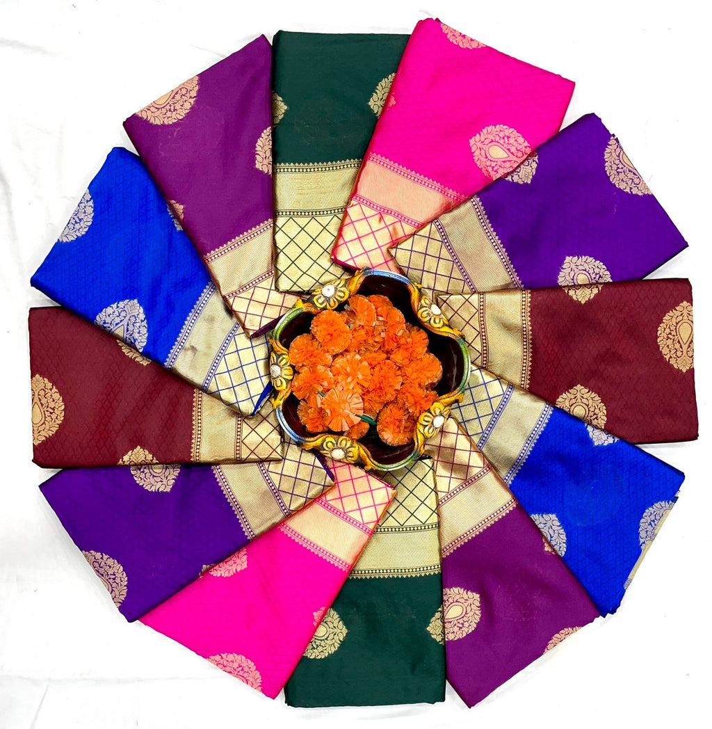 Lichi Silk Classic Grace Soft Lichi Silk Saree with Rich Pallu & All-Over Jacquard Work