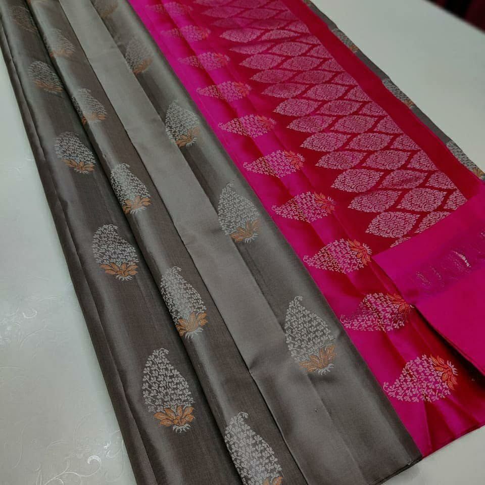 Elegant Lichi Royale  Soft Lichi Silk Saree with Rich Pallu & All-Over Jacquard Work