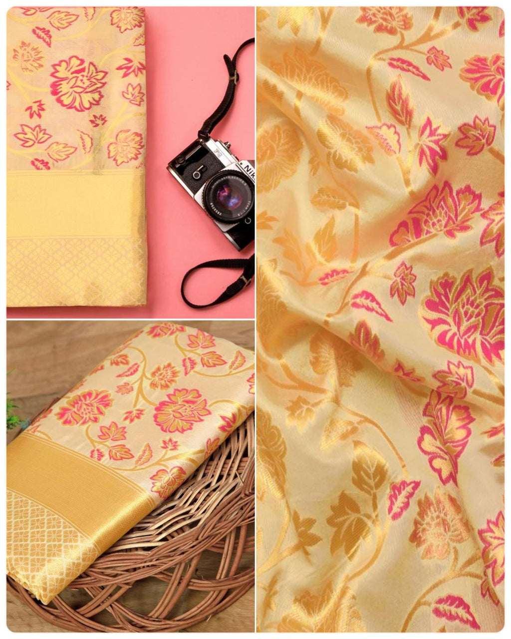 Royal Lichi Silk Elegance Rich Pallu & All-Over Jacquard Designer Saree