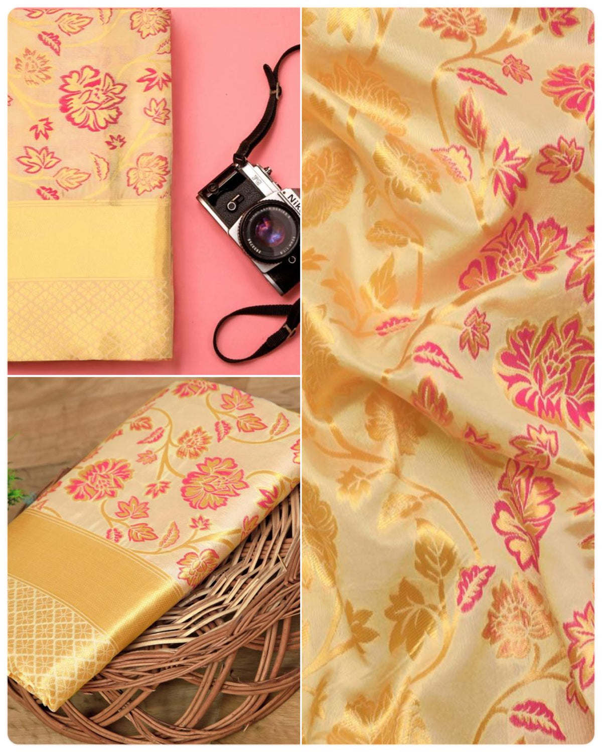 Royal Lichi Silk Elegance Rich Pallu & All-Over Jacquard Designer Saree