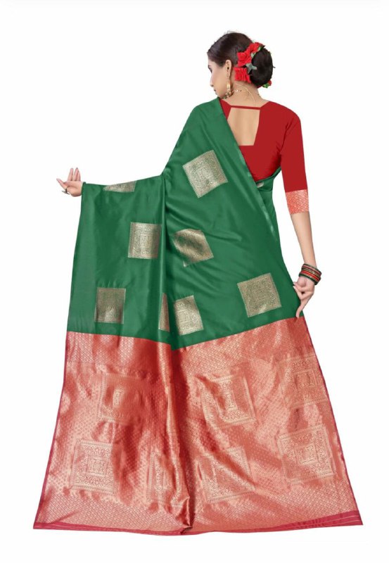 Majestic Lichi Aura  Luxurious Soft Lichi Silk Saree with Rich Pallu & Intricate All-Over Jacquard Work