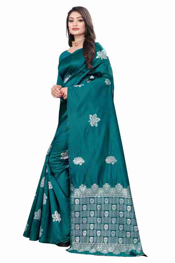 Lichi Silk Heritage Elegant Soft Lichi Silk Saree with Rich Pallu & Exclusive All-Over Jacquard Work