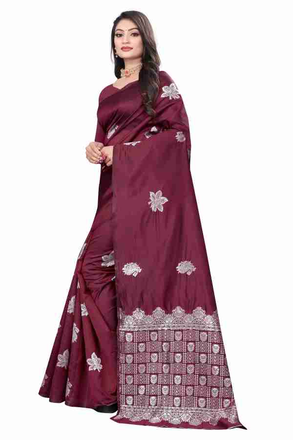 Lichi Silk Heritage Elegant Soft Lichi Silk Saree with Rich Pallu & Exclusive All-Over Jacquard Work