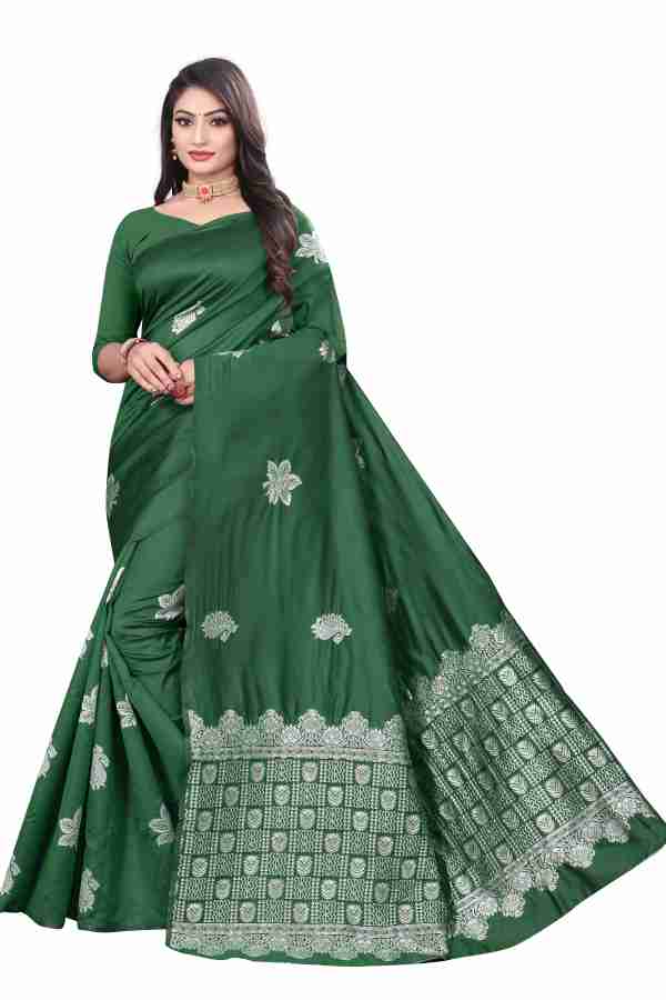 Lichi Silk Heritage Elegant Soft Lichi Silk Saree with Rich Pallu & Exclusive All-Over Jacquard Work