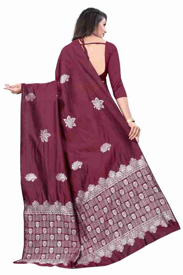Lichi Silk Heritage Elegant Soft Lichi Silk Saree with Rich Pallu & Exclusive All-Over Jacquard Work