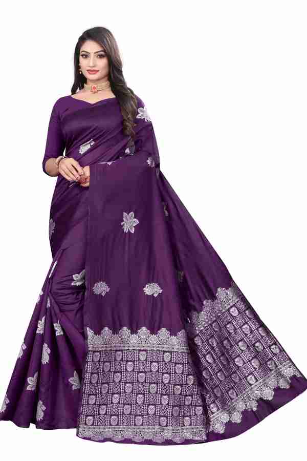 Lichi Silk Heritage Elegant Soft Lichi Silk Saree with Rich Pallu & Exclusive All-Over Jacquard Work