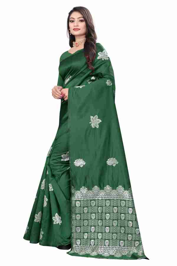 Lichi Silk Heritage Elegant Soft Lichi Silk Saree with Rich Pallu & Exclusive All-Over Jacquard Work