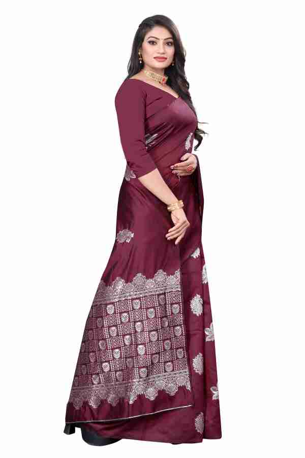 Lichi Silk Heritage Elegant Soft Lichi Silk Saree with Rich Pallu & Exclusive All-Over Jacquard Work