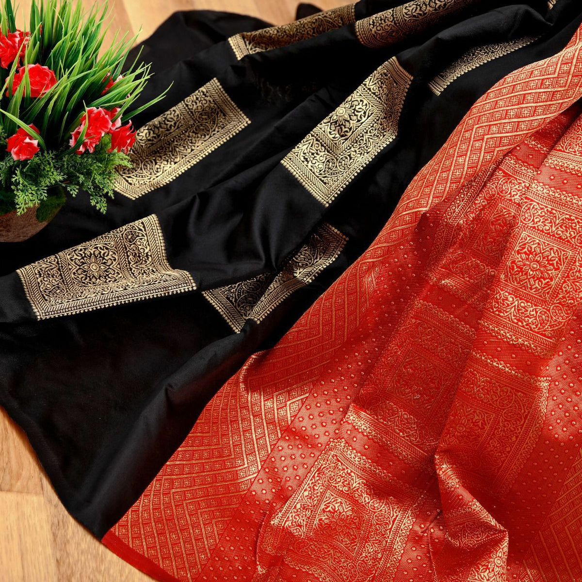 Majestic Lichi Aura  Luxurious Soft Lichi Silk Saree with Rich Pallu & Intricate All-Over Jacquard Work