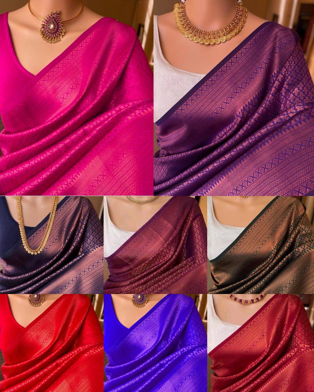 Lichi Silk Classic Charm Soft Lichi Silk Saree with Rich Pallu & Jacquard Work