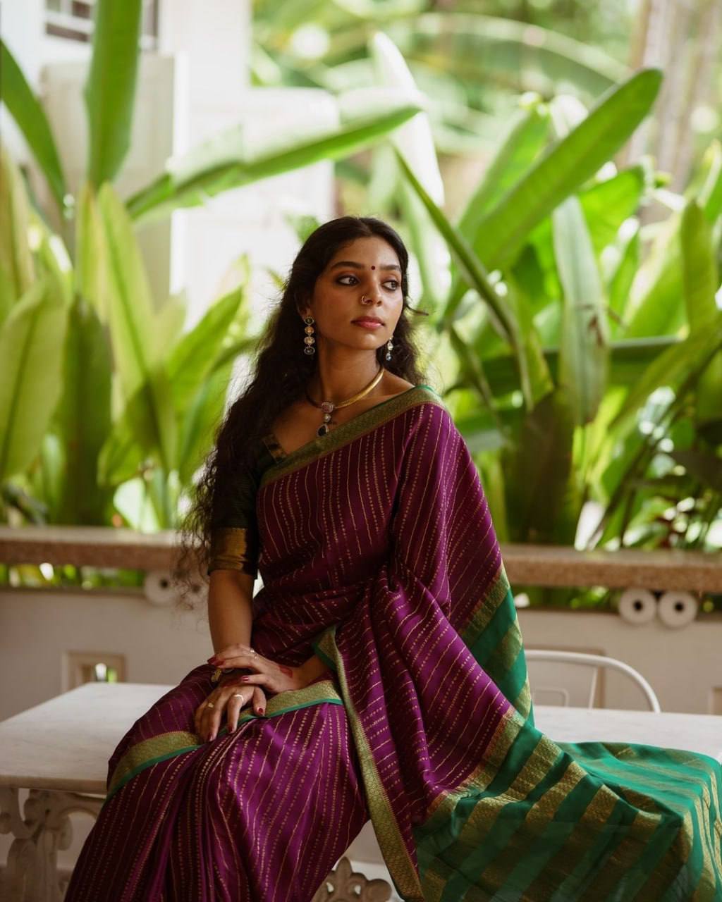 Exquisite Soft Lichi Silk Saree with Woven Jacquard Beauty & Rich Pallu