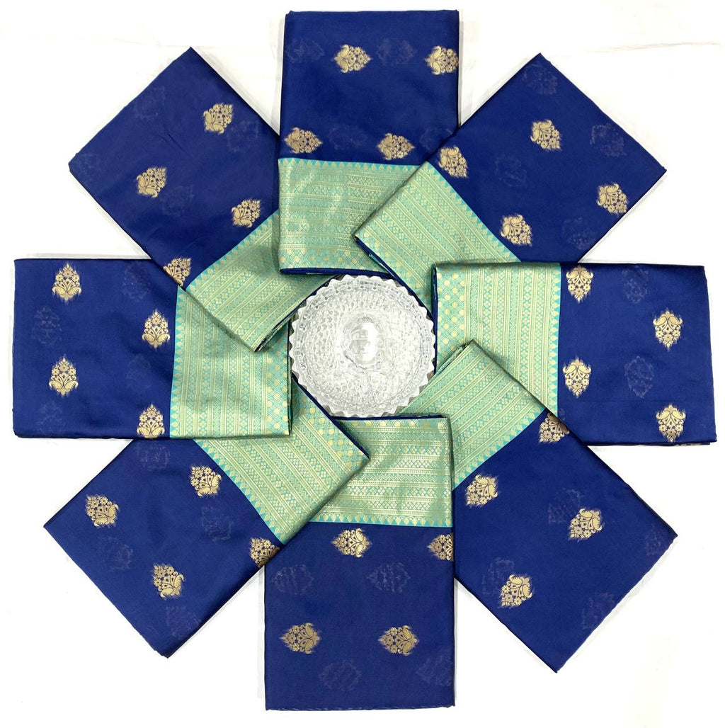 Elegant Soft Lichi Silk Saree with Regal Jacquard Pattern & Rich Pallu