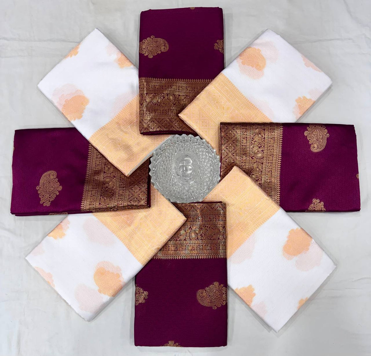 Classic Soft Lichi Silk Saree with All-Over Jacquard Elegance & Rich Pallu