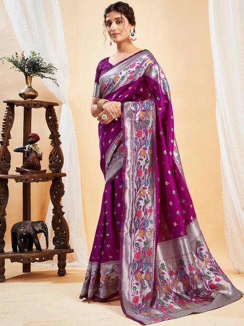 Elegant Soft Lichi Silk Saree with Jacquard Artistry & Statement Pallu