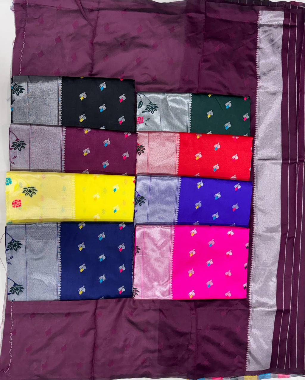 Elegant Soft Lichi Silk Saree with Jacquard Artistry & Statement Pallu