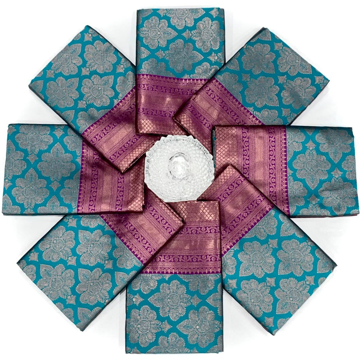 Premium Lichi Silk Saree with Rich Pallu & All-Over Jacquard Weave