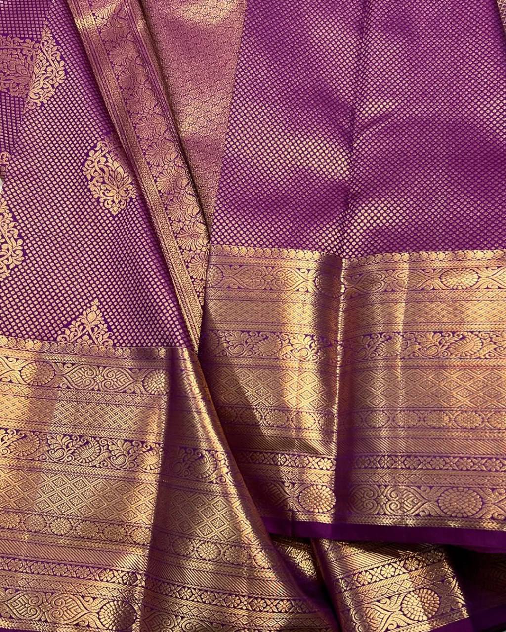 Classic Soft Lichi Silk Saree with Rich Pallu &amp; Jacquard Detailing
