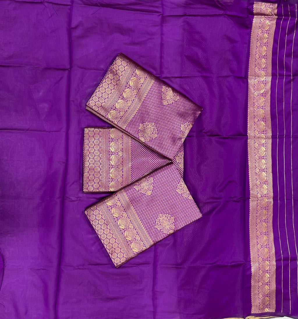 Classic Soft Lichi Silk Saree with Rich Pallu &amp; Jacquard Detailing