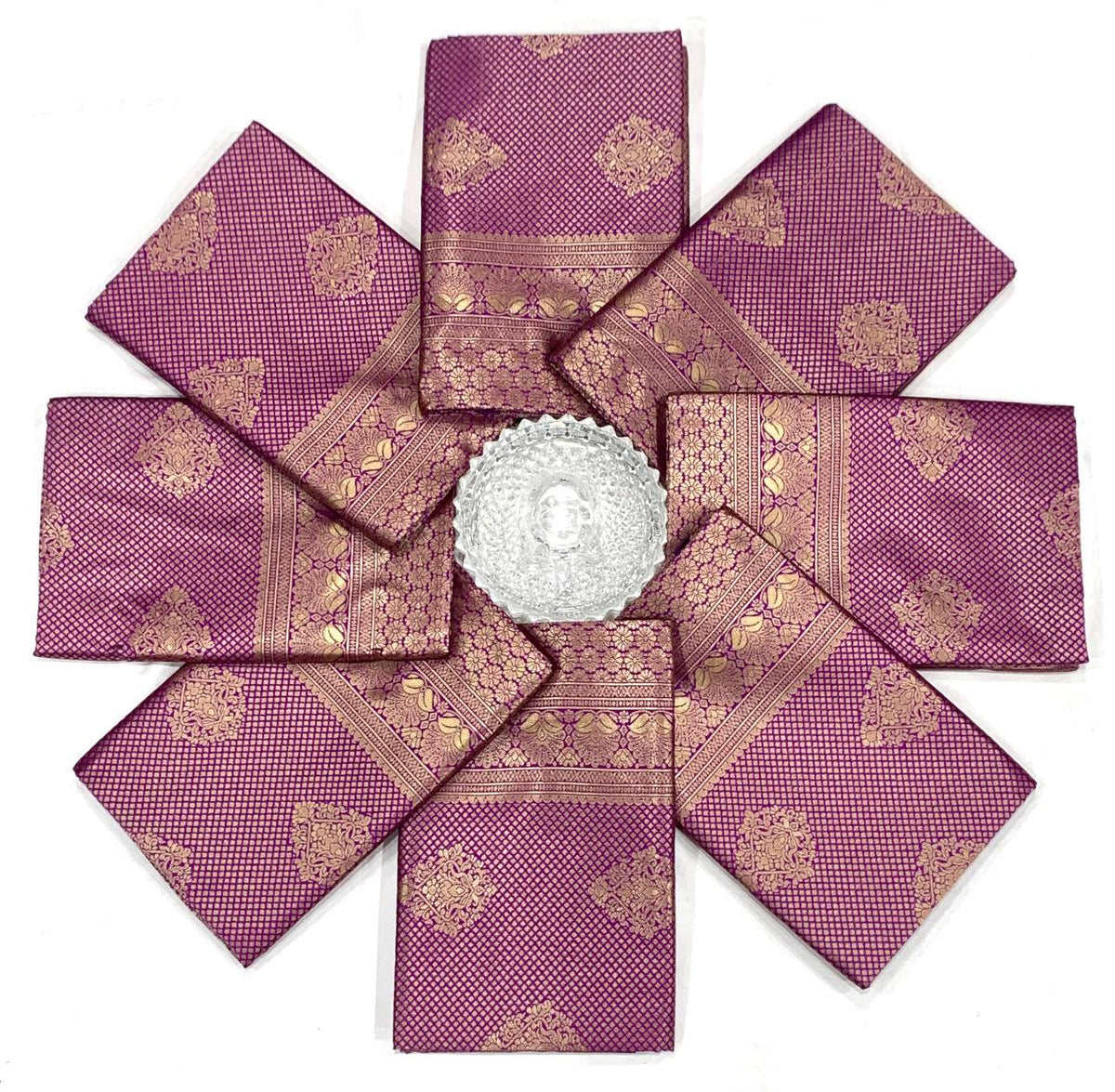 Classic Soft Lichi Silk Saree with Rich Pallu &amp; Jacquard Detailing