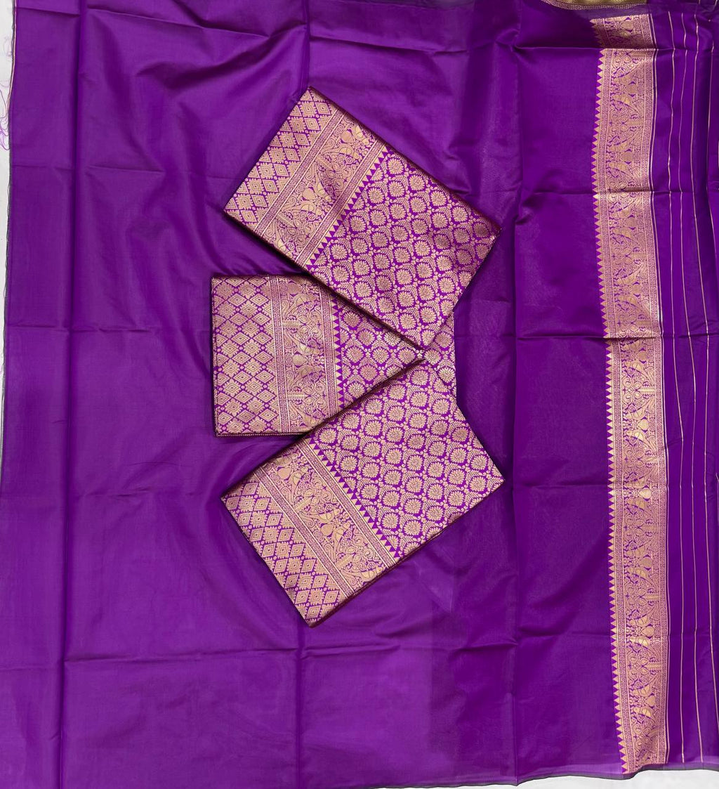 Elegant Soft Lichi Silk Jacquard Saree with Rich Pallu
