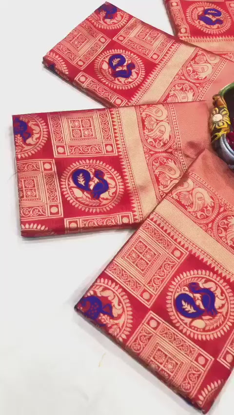 Lichi Silk Royal Grace Soft Lichi Silk Saree with Rich Pallu & Exclusive Jacquard Work