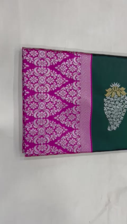 Elegant Lichi Royale  Soft Lichi Silk Saree with Rich Pallu & All-Over Jacquard Work
